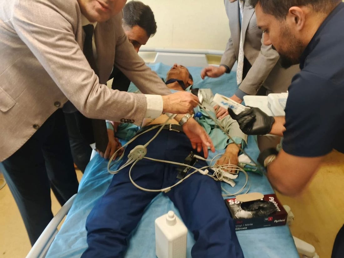 بابل.. عضو مجلس يصاب بأزمة قلبية بعد تلاسن مع رئيس المجلس (فيديو)