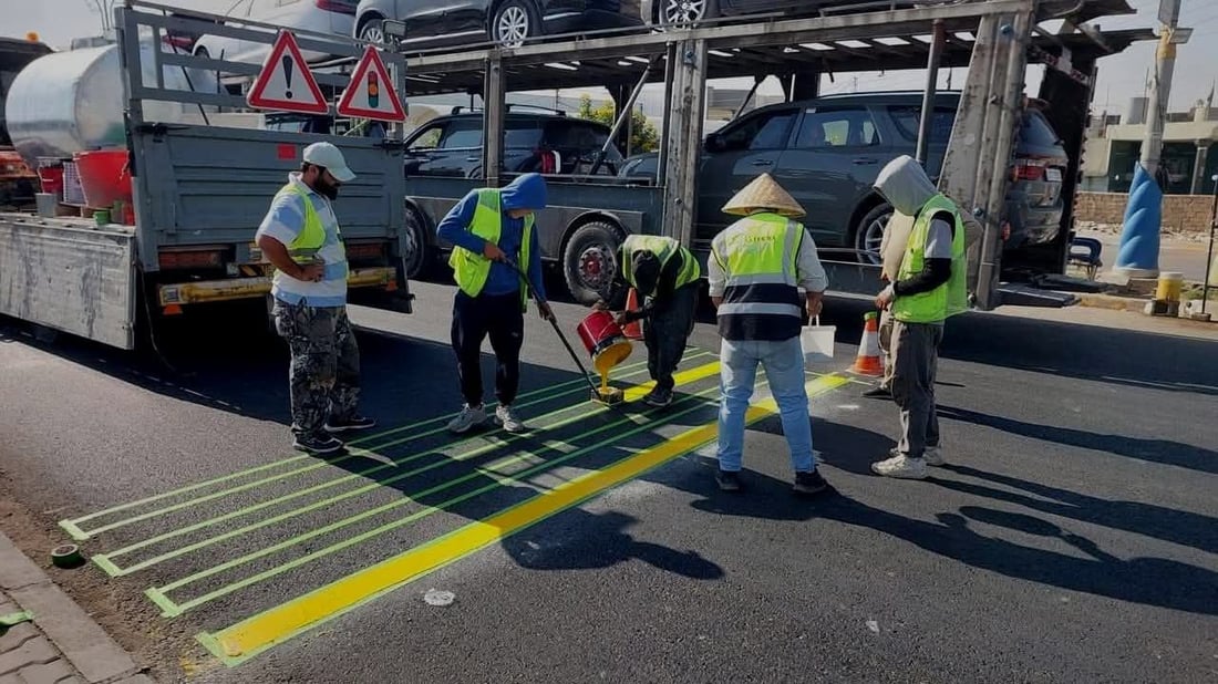 دەستکرا بەدروستکردنی هێڵکاری و بۆیەکردنی تاسە گەورەکانی خورماتوو