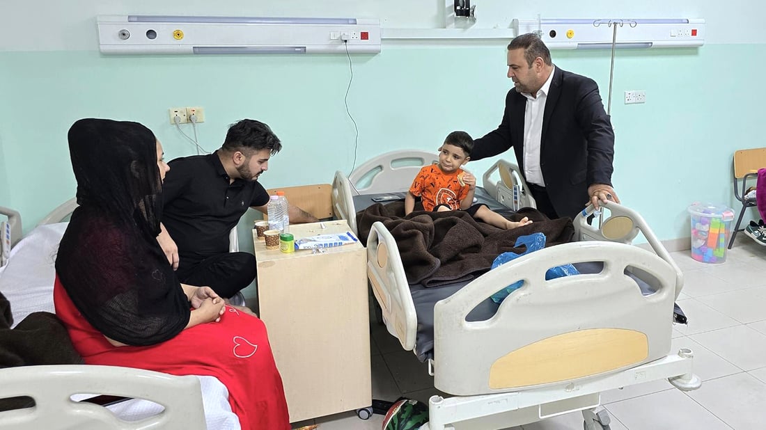 دوو خێزانه‌ ئه‌فغانیه‌كه‌ هه‌ر له‌ كۆیه‌ن و له‌ نه‌خۆشخانه‌ ده‌خه‌ون