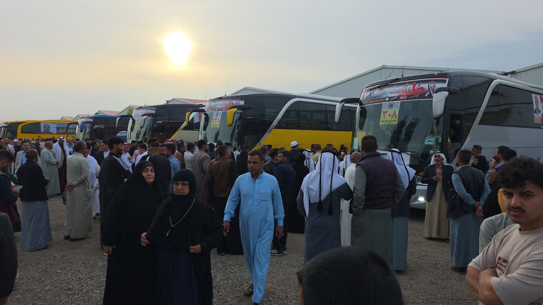 “لەرێگای وشکانییەوە” یەکەم کاروانی حاجیان لە کەرکوکەوە بەرەو سعودیا بەڕێکەوتن