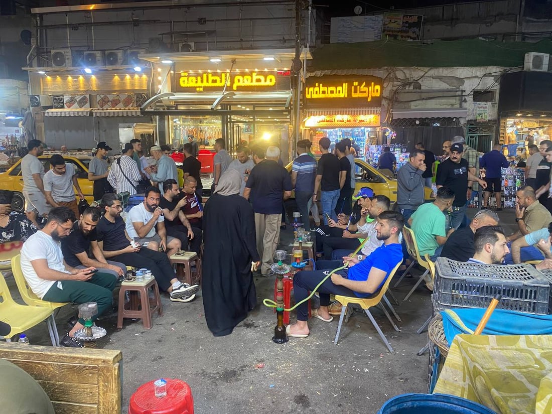 بغداد: سهرة العوائل والأصدقاء أجمل في الصدرية والزبائن من الأنبار وواسط (صور)