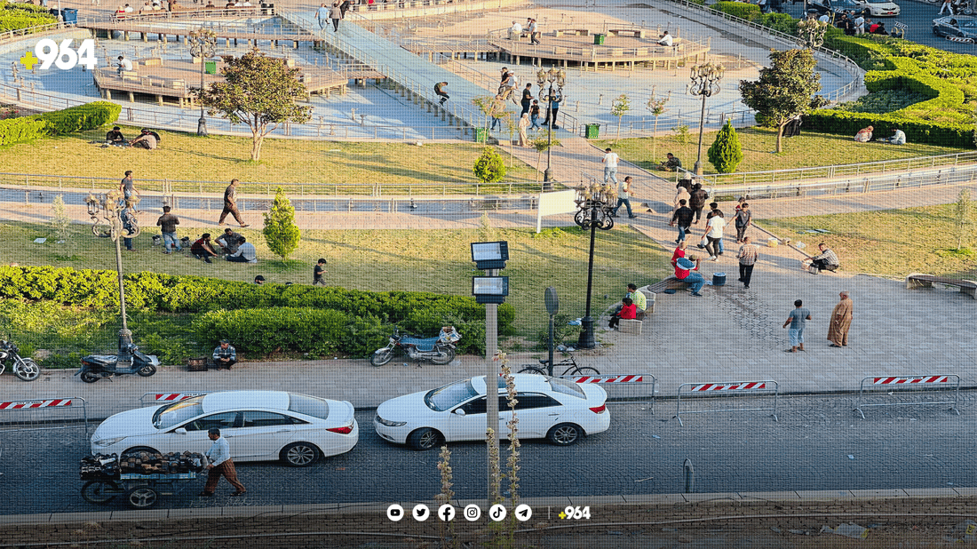 فۆتۆ ستۆری: دەوروبەری قەڵای هەولێر رووناک دەکرێتەوە