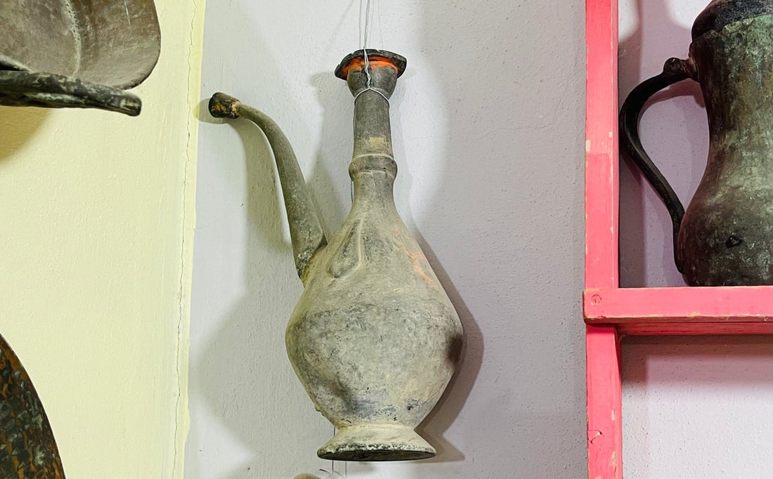 صور: كنز من النحاس في بيت حسن البصراوي.. بعض القطع عمرها 200 عام
