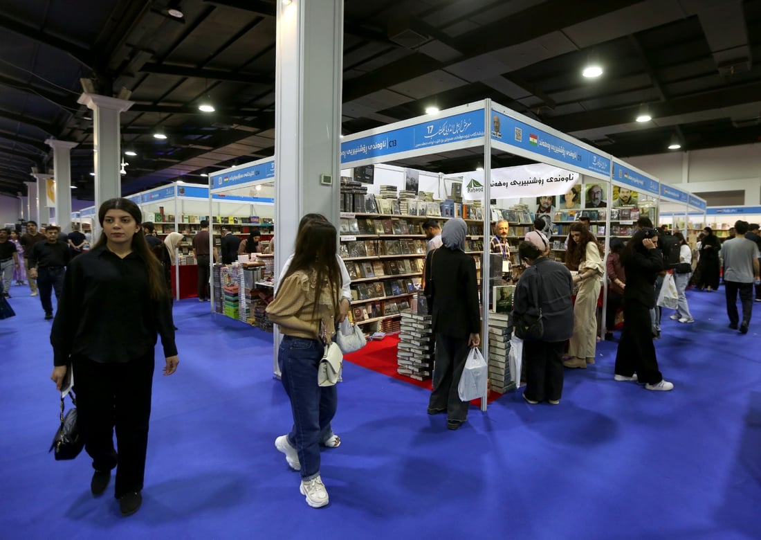 فيديو: يوم استثنائي في معرض أربيل للكتاب.. أجواء ربيعية وزوار من مختلف المدن