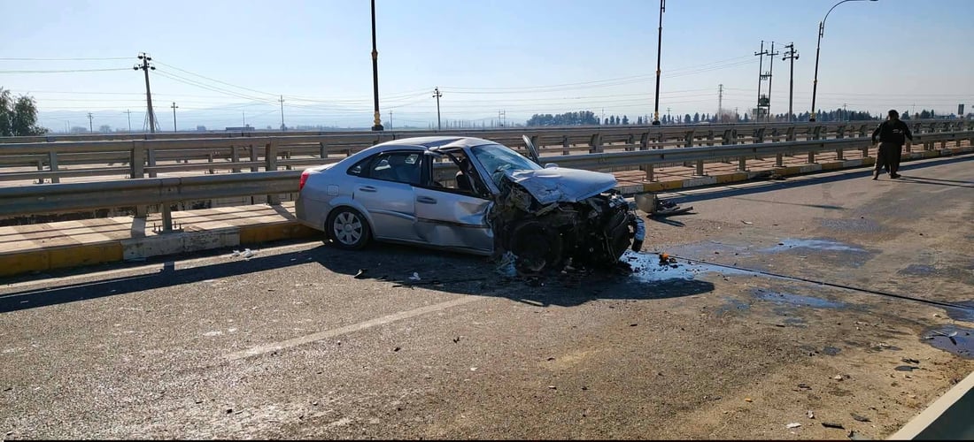 لە رووداوێکی هاتوچۆدا پێنج هاوڵاتی برینداربوون