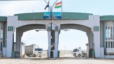 هاتوچۆی بازرگانی لە مەرزی پەروێزخان راگیراوە