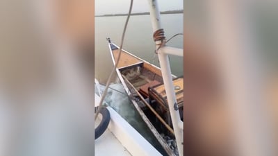 الصيد “بالنتل”.. مطاردة نهرية تنتهي بضبط زورق مخالف في القرنة