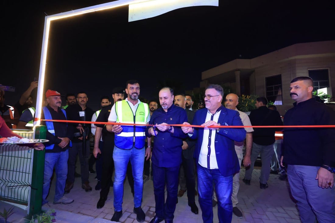 صور من الأعظمية: حديقة الرحبي بحلة جديدة.. شلالات ومقاعد جلوس وألعاب للأطفال