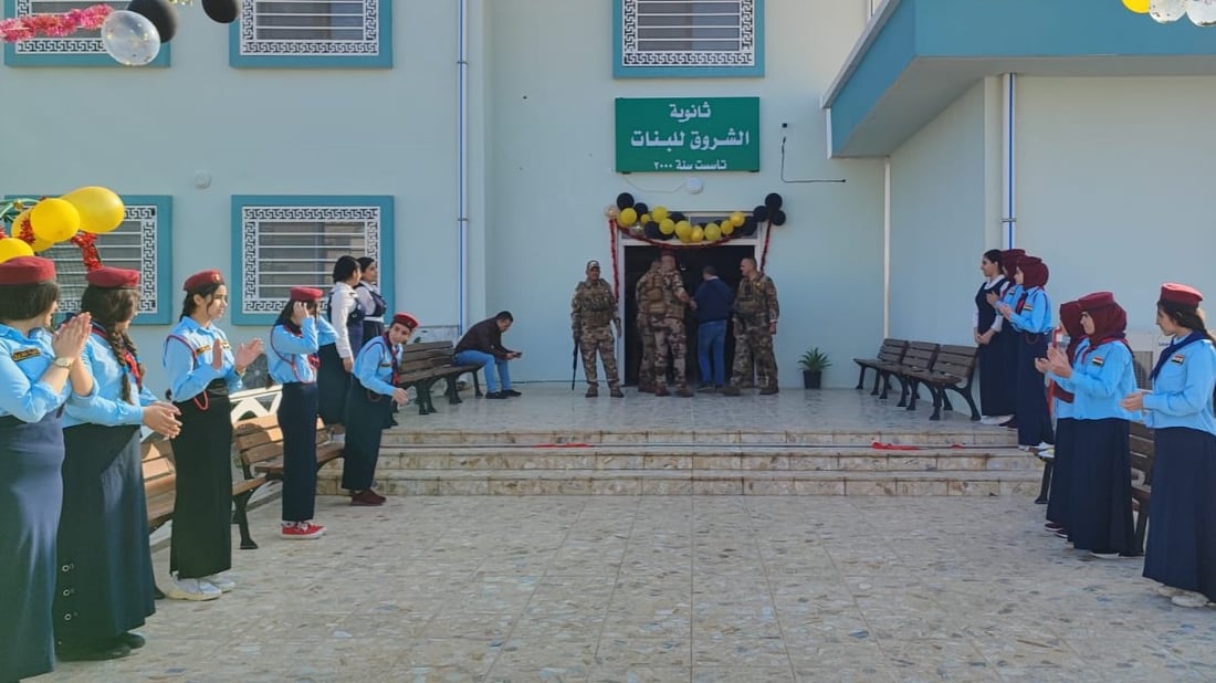 كركوك تدشن 8 مدارس بنيت على نفقتها.. وتتحدث عن نقص الكوادر التربوية (صور)