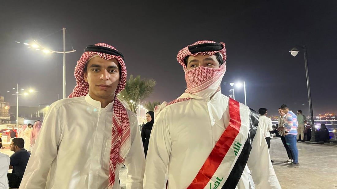 صور من كورنيش العشار: البصرة تحتفل بالأعلام والأغاني في يوم العيد الوطني