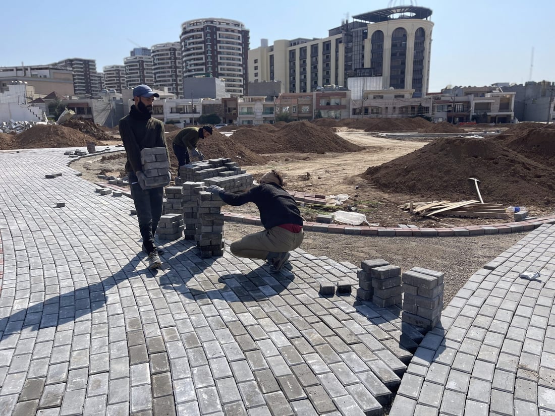 چینییەکان لەسەر شێوازی خۆیان پارکێک دروستدەکەن