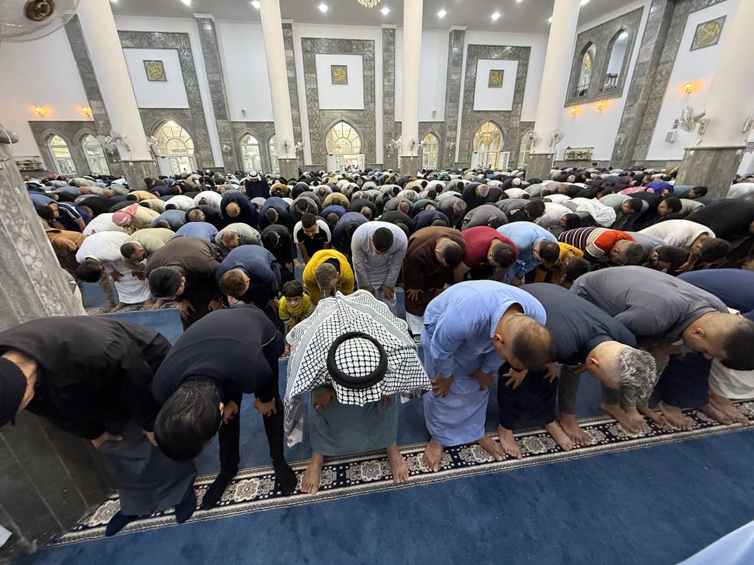 964 غطت صلوات العيد في كل العراق والختام من جامع النبي شيت بأيمن الموصل