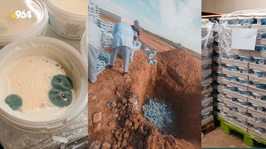 کارگەیەک لە گەرمیان ماستە خراپبووەکانی لەناوبرد