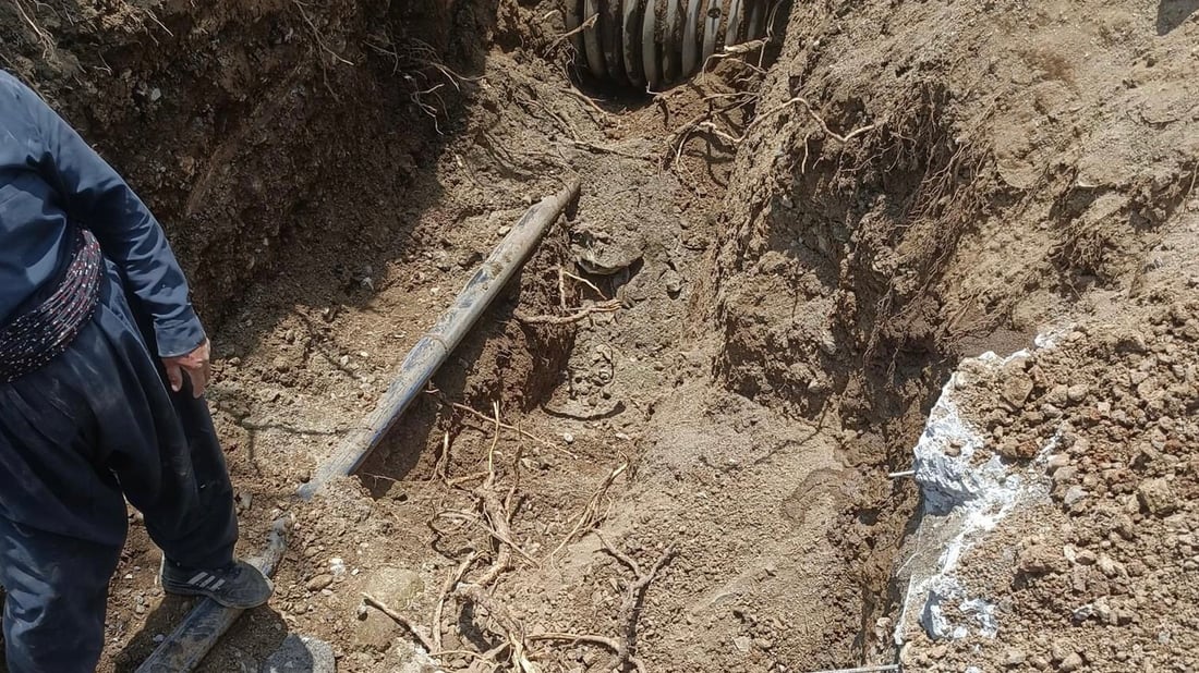 بۆریی ئاو بۆ گەڕەکێکی پێنجوێن دابین کرا