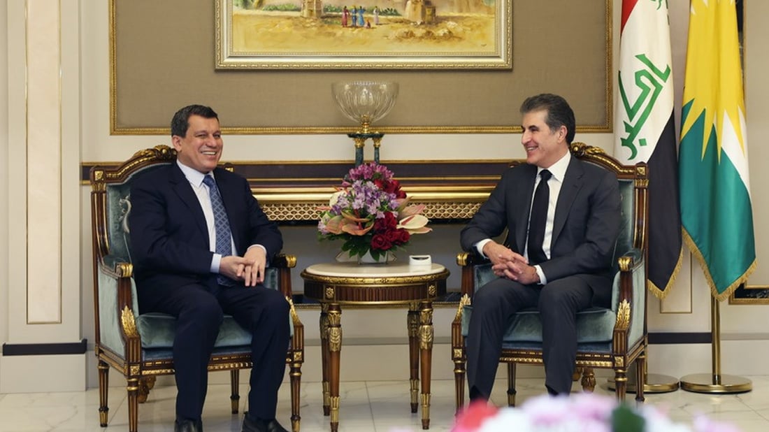 نێچیرڤان بارزانى و مەزڵوم عەبدى کۆبوونەوە