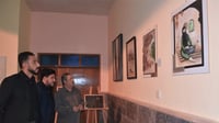 صور: 100 لوحة في معرض حديثة.. وحضور لافت لشيوخ العشائر (صو...