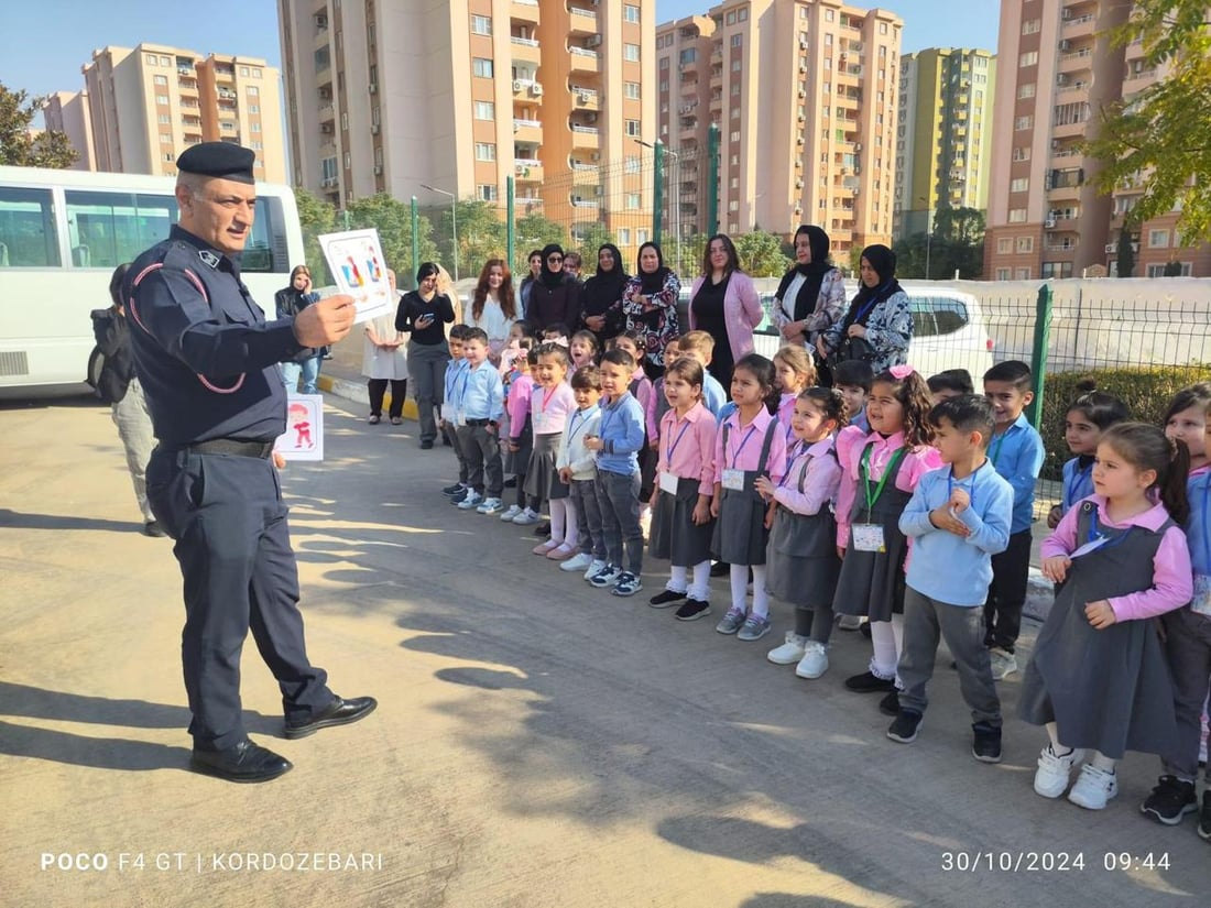 قوتابیان و خوێندکاران فێری خۆپاراستن لەکاتی ئاگرکەوتنەوە دەکرێن