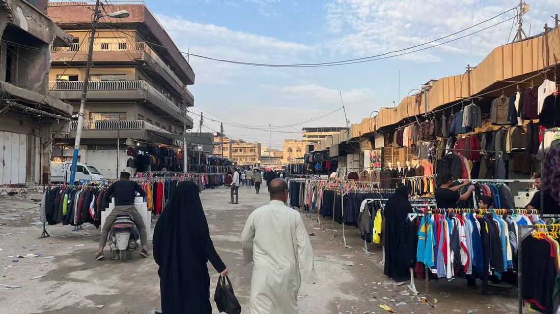 Second-hand winter clothes market in Basra offers global brands at bargain prices