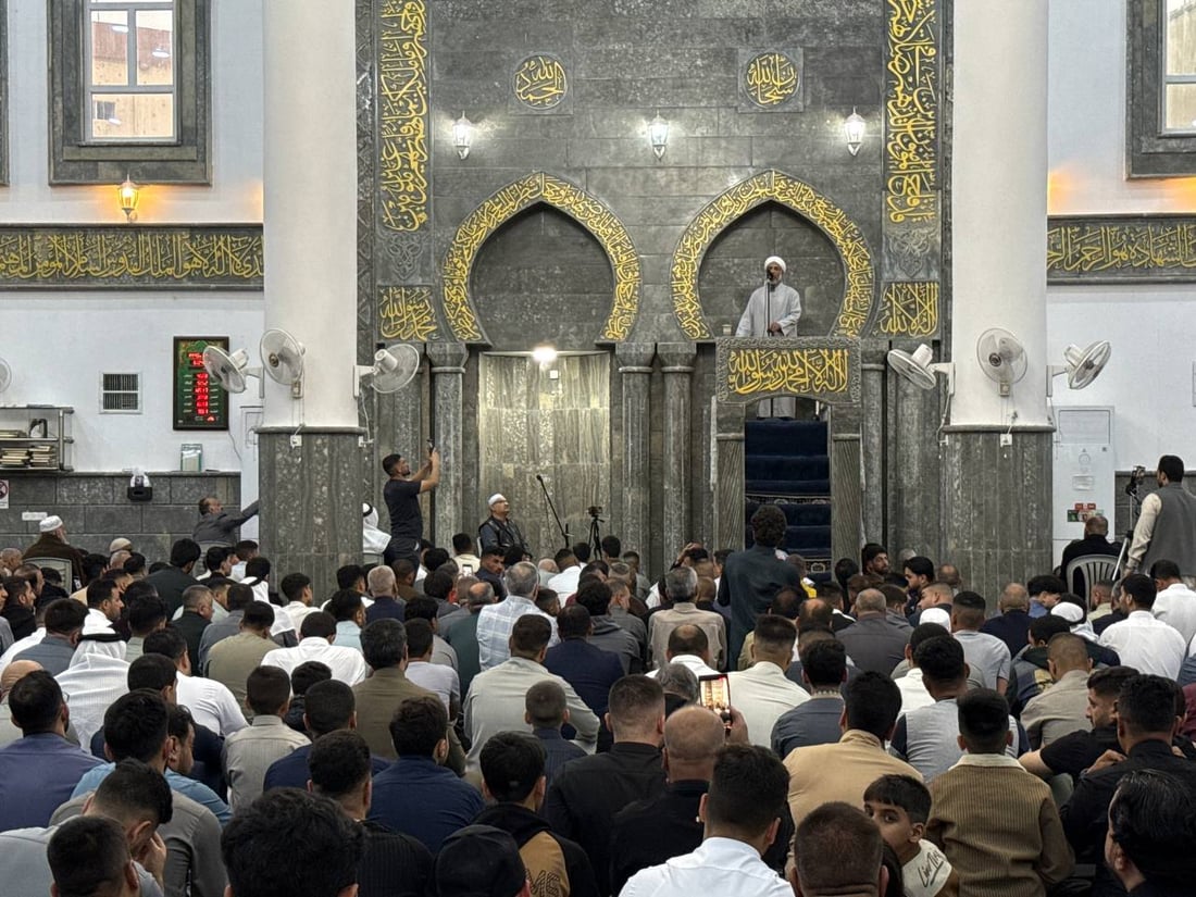 964 غطت صلوات العيد في كل العراق والختام من جامع النبي شيت بأيمن الموصل