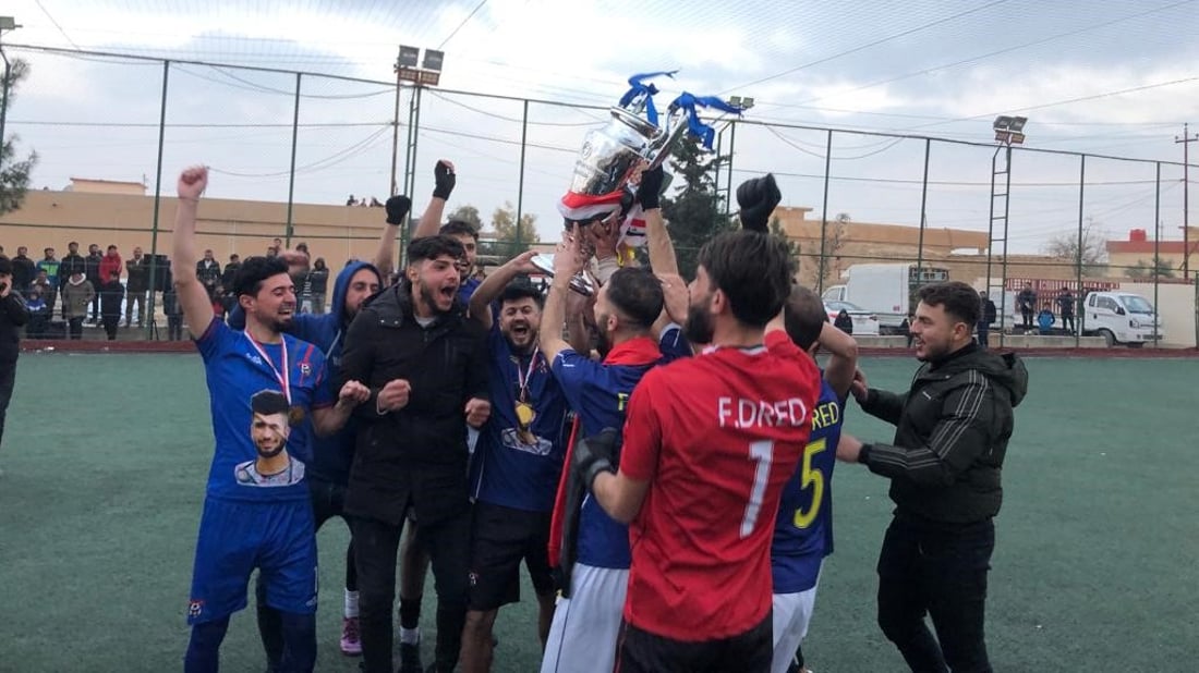 صور: “الفقيد دريد” يتوج بلقب دوري أبطال سنجار بكرة القدم