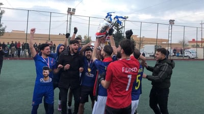 صور: “الفقيد دريد” يتوج بلقب دوري أبطال سنجار بكرة القدم