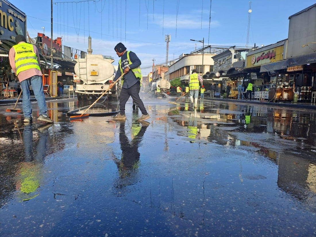 ئیسكان و دەوروبەری قەڵا شۆردران و پاككرانەوە