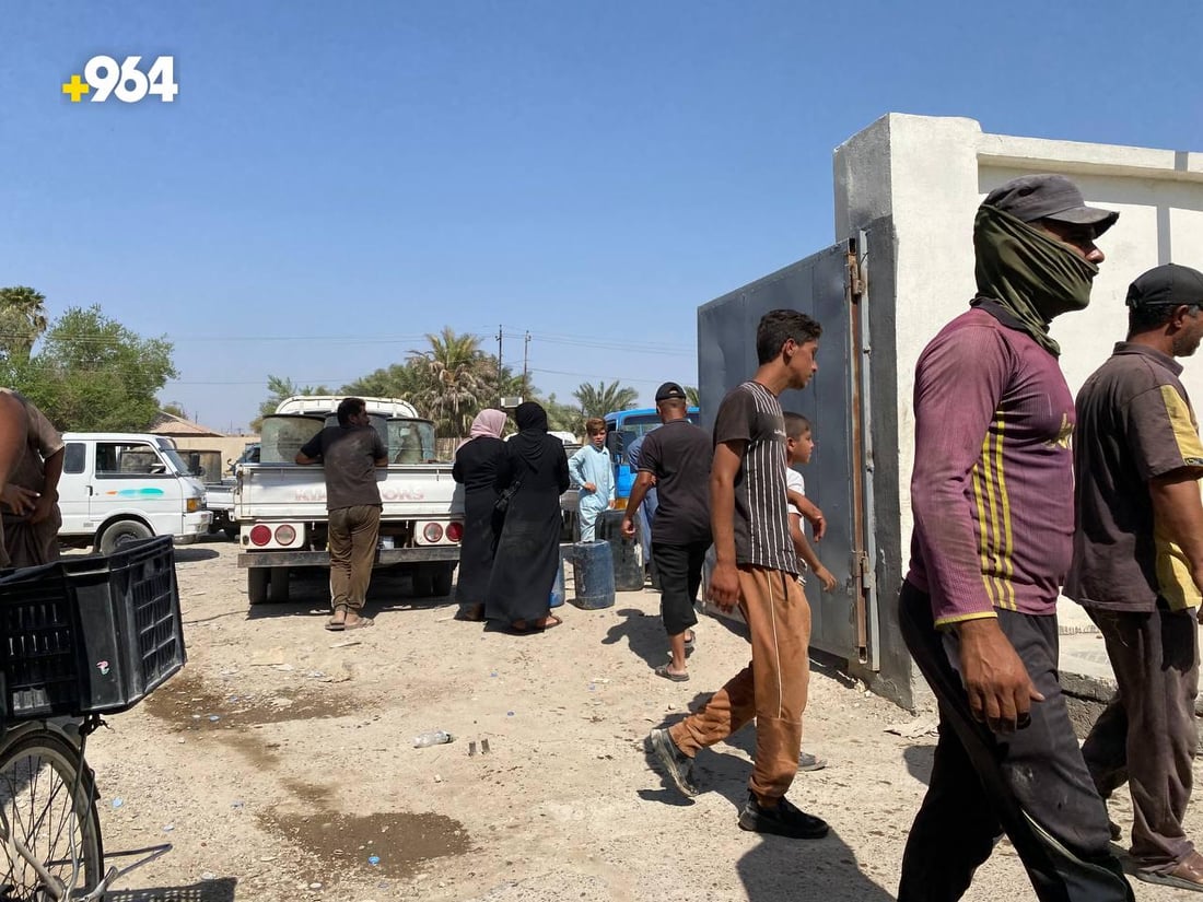 مشاكل الشتاء تبدأ مبكّراً في أبو غريب.. طابور النفط الأبيض يستمر لساعات (فيديو)