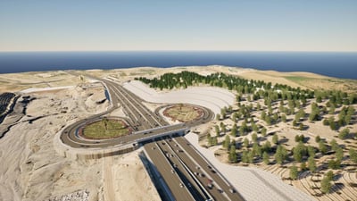 ساڵی نوێ لە رۆژهەڵاتی شار دەروازە نوێیەکە تەواو دەبێ