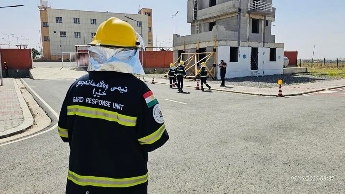 تیمێكی ئه‌ڵمانى تاقیكردنه‌وه‌ به‌ تیمه‌كانى وه‌ڵامدانه‌وه‌ى خێرا له‌هه‌رێمی كوردستان ده‌كه‌ن