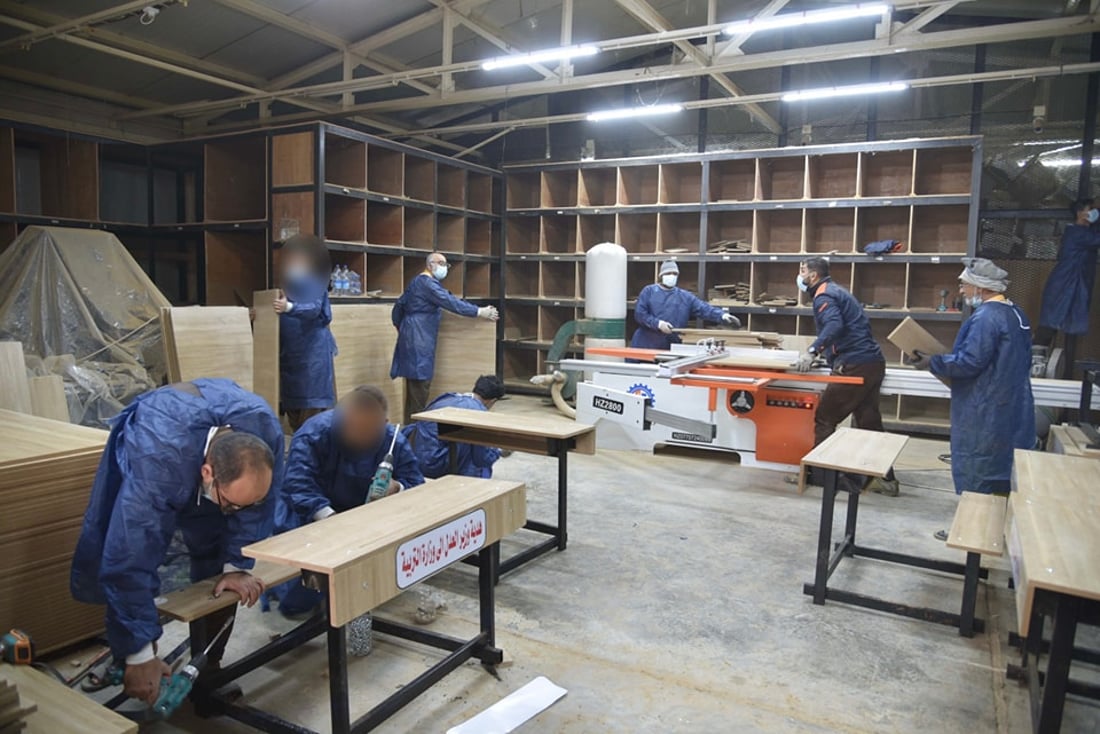 صور: سجناء التاجي يجهزون مدارس بغداد بـ3000 رحلة