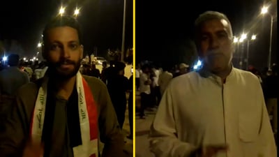 فيديو: التظاهرات الليلية تعود للديوانية.. عفج تخرج في الشوارع احتجاجاً على الكهرباء