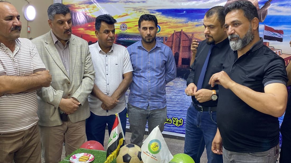 رابطة المشجعين في الناصرية لم تتظاهر في عيد العمال بل حضرت “كيكة”