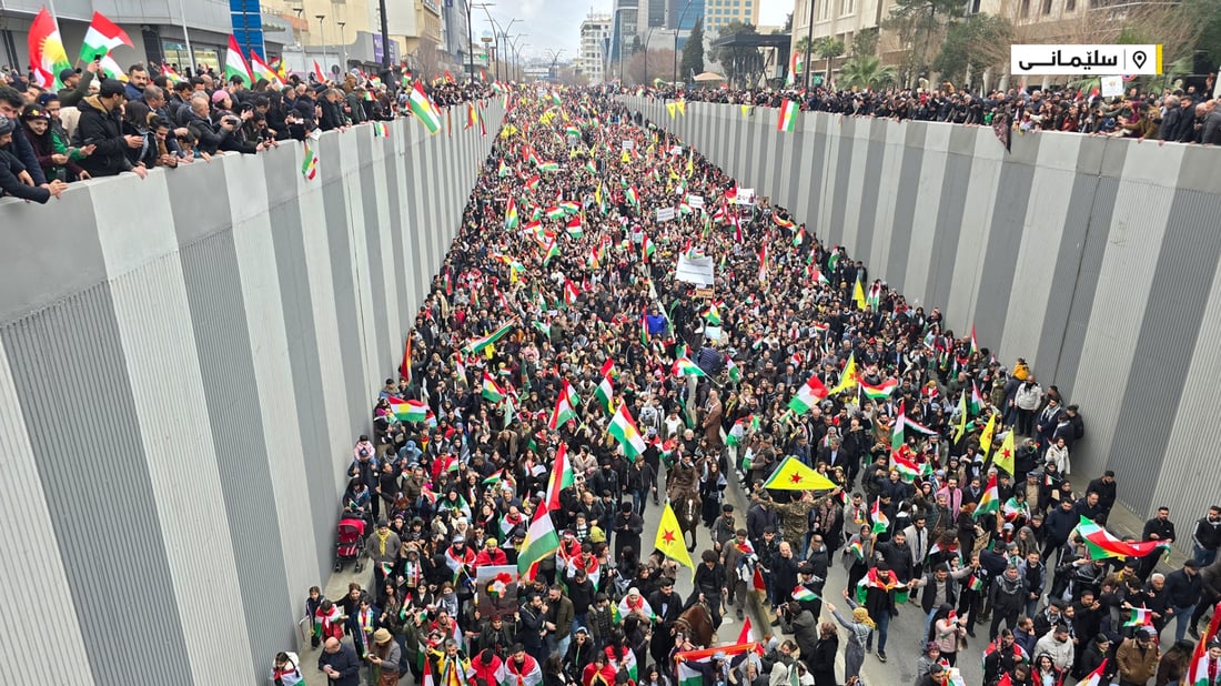 Thousands rally across Kurdistan Region for Rojava