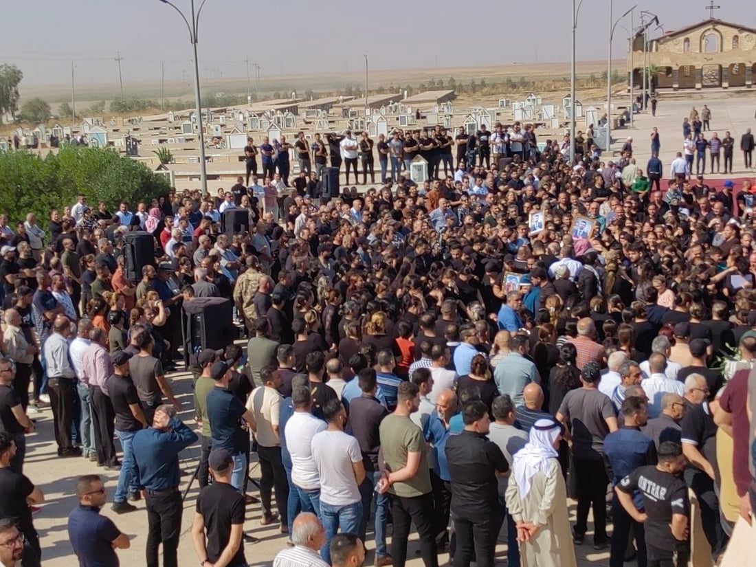 إلى مقبرة القيامة.. صور من التشييع الكبير ظهر اليوم لضحايا فاجعة الحمدانية