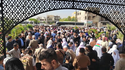 حاجیانی گەرمیان بەرەو مەککە بەڕێکەوتن