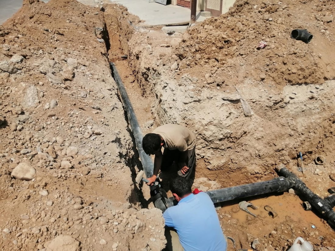 بیره‌ وشكبووه‌كانى ئاو له‌گه‌ڵ بیره‌كانى دیكه‌ به‌یه‌كه‌وه‌ ده‌بسترێته‌وه‌ بۆ دابینكردنى ئاو بۆ ماڵان