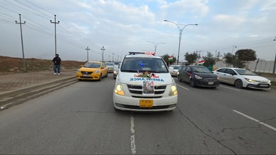 تەرمی شەهید ئەحمەد هێمن گەیەندرایەوە زێدی خۆی