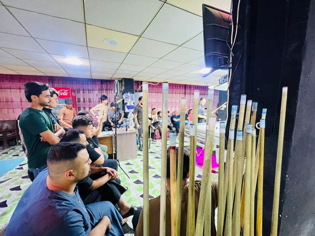 بلياردو هيت ينتهي بفوز كريم العاصي بعد 11 شوطاً (صور)