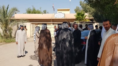 صور: تظاهرة غاضبة طلباً للماء في المسيب والموارد ترفض “التلاعب بالحصص”