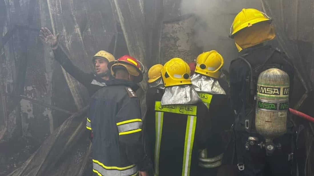 ئاگر لە بازاڕی قەڵای کەرکوک کەوتەوە