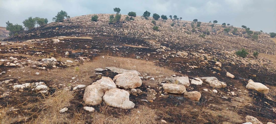 لە ئاغجەلەر هەورەبروسکە بووە هۆی سوتانی 100 دۆنم زەوی