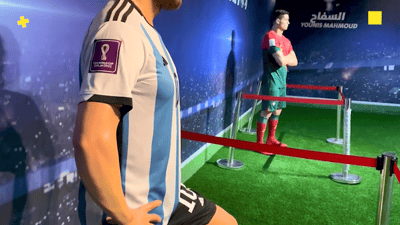 بغداد: متحف للشمع يجمع رونالدو وميسي بعريان السيد خلف وكاظم الساهر (فيديو)