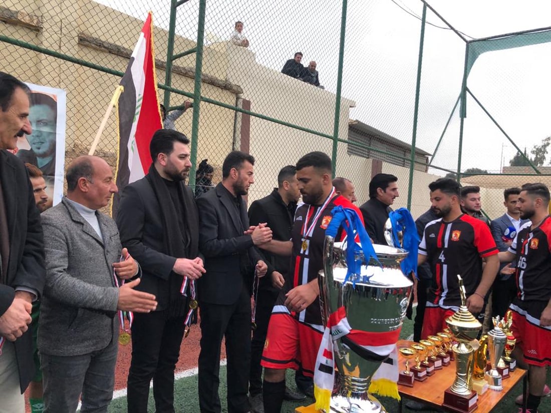 صور: “الفقيد دريد” يتوج بلقب دوري أبطال سنجار بكرة القدم