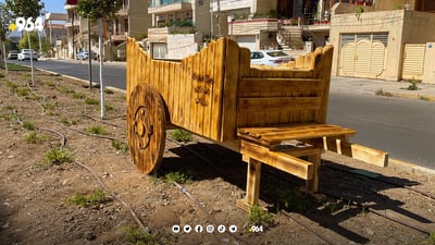 عەرەبانەی تریشقە و پیانۆ لە سلێمانی دادەنرێت