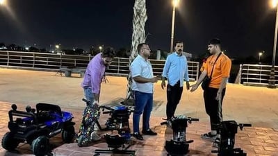 إجراءات في كورنيش الكوفة.. “الألعاب صارت أكثر من المارة” والبلدية تتصرف