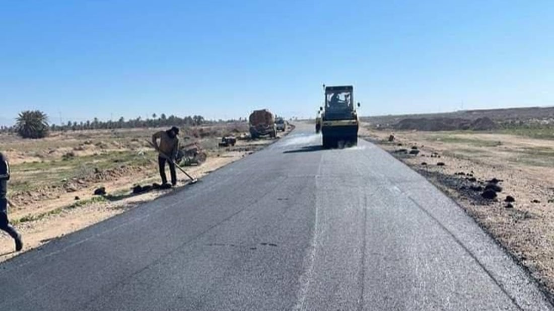 واسط: تبليط طريق الطعان.. ودعوات لإزالة عبوات الحرب العراقية – الإيرانية