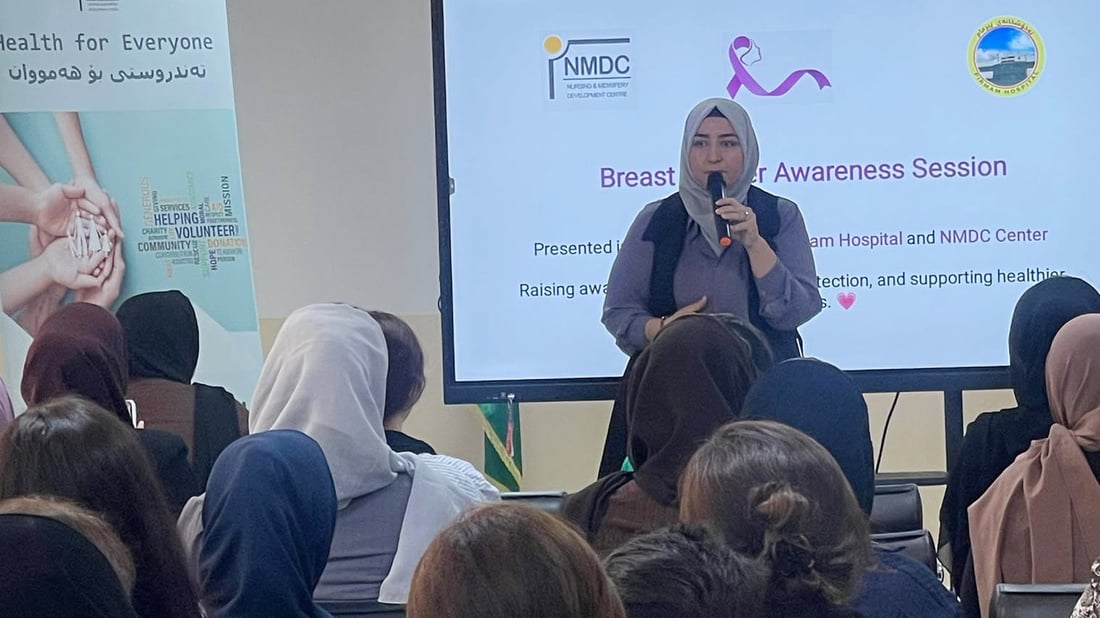 لە پیرمام کەمپینێکی چوارهەفتەیی بۆ ژنانی تووشبووی شێرپەنجەی مەمک بەڕێوەچوو