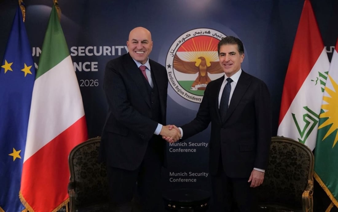 نيجيرفان بارزاني يبحث مع وزير الدفاع الإيطالي تعزيز التعاون الأمني والعسكري