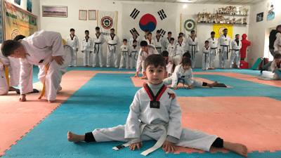 قوتابخانەی تایکواندۆی بەحرکە 20 ساڵ تەمەنییەتی