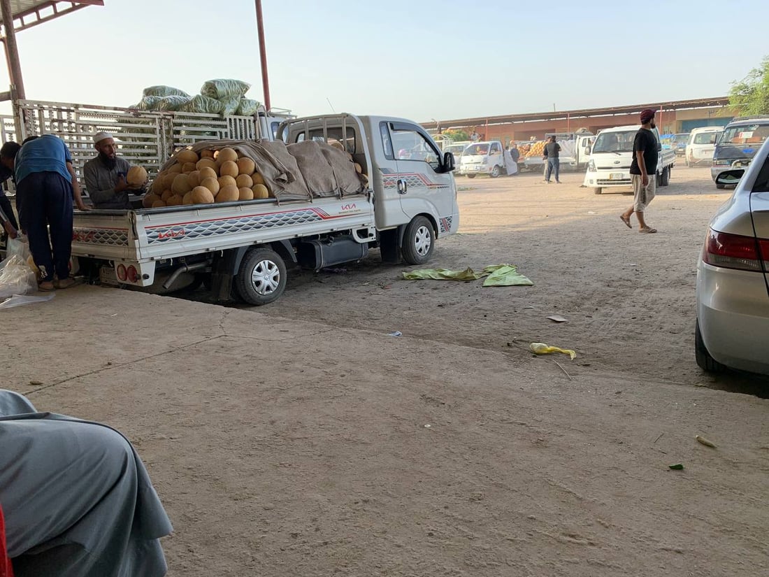بطيخ الرضوانية وصل اليوم.. التجار جاؤوا من كل مكان بحثاً عن الراني والشوكي (صور)